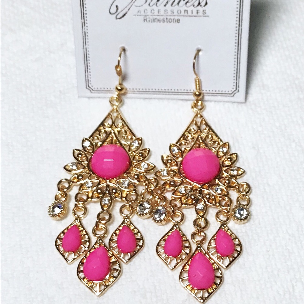 Princess Accessories Long Dangle Earrings